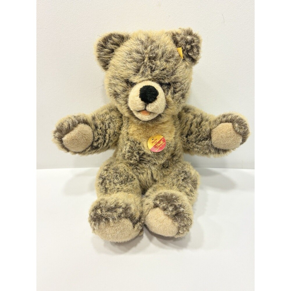 Steiff Molly Teddy Bear Vintage Mohair Plush Has Tags Great Clean VTG HTF